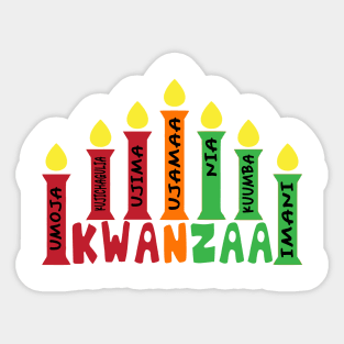 Happy Kwanzaa Sticker